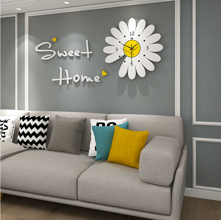 Đồng hồ treo tường, đồng hồ nghệ thuật hoa cúc
