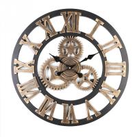 Đồng hồ treo tường số la mã bằng gỗ 60cm - 40cm