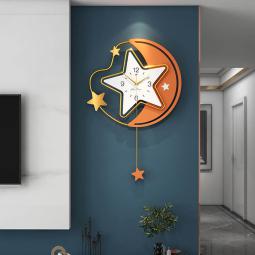 Đồng hồ treo tường tạo hình mặt trăng