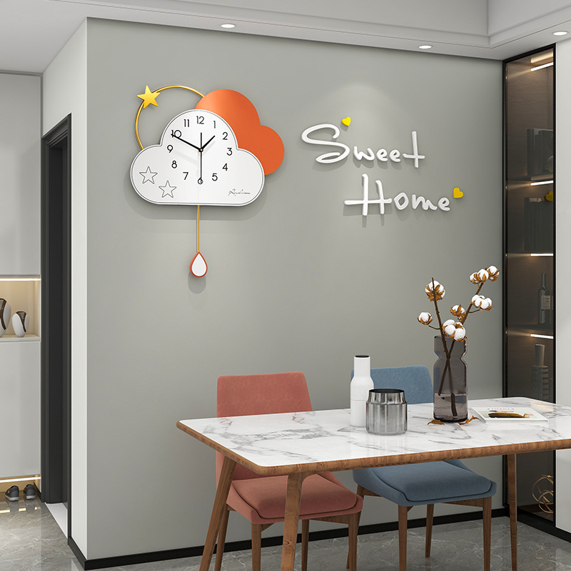 Đồng hồ treo tường hình đám mây