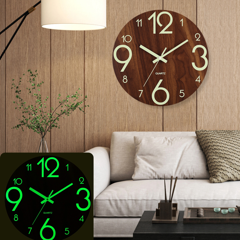 Đồng hồ treo tường dạ quang