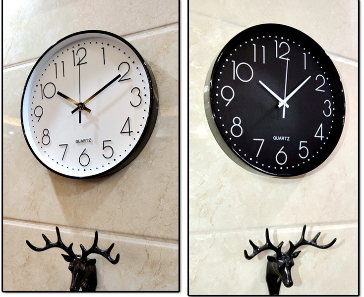 Đồng hồ treo tường tròn mặt kính 30cm