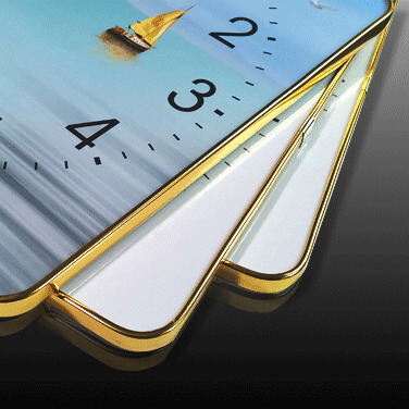 Tranh đồng hồ treo tường đẹp mắt, kim trôi êm ái, chất liệu bền đẹp