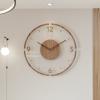 Đồng hồ treo tường tròn trong suốt trang trí phong cách hiện đại