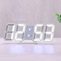 Đồng hồ led để bàn, treo tường 3D trang trí số nổi bật, Có chức năng báo thức, ngày tháng, nhiệt độ