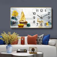 Đồng hồ tranh kích thước 60cm x 30cm, chất liệu tráng gương bền đẹp, chống nước, chống bụi