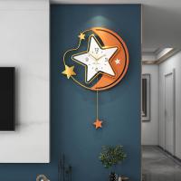 Đồng hồ treo tường tạo hình mặt trăng