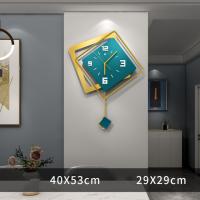 Đồng hồ treo tường quả lắc tạo hình các hình thoi độc đáo