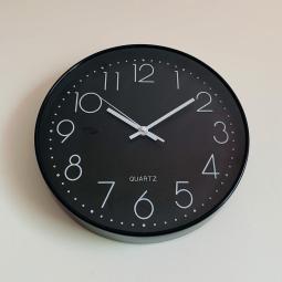 Đồng hồ treo tường tròn mặt kính 30cm kính cường lực