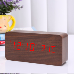 Đồng hồ led để bàn decor bàn làm việc, bàn học có nhiệt kế, báo thức, ngày tháng